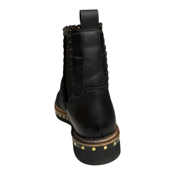 Free People Atlas Puffer Chelsea Boot Black Size 38.5 (US 8) New in Box - Picture 3 of 15